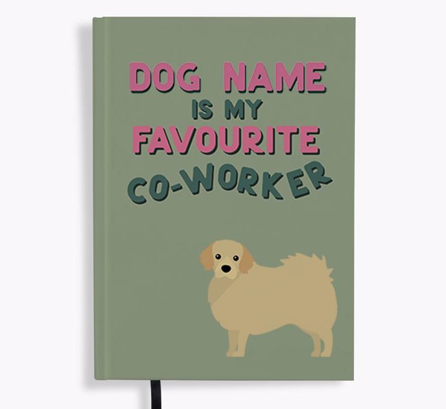 Favourite Co-Worker: Personalised {breedFullName} Notebook